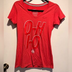 Nike Ohio State Red Women's Top